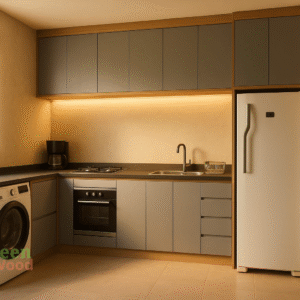 Cozinha Planejada com Cooktop e Fogão