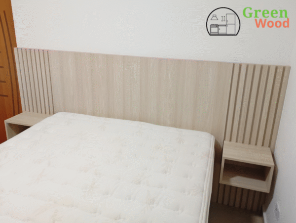 Cabeceira de Cama em MDF Ripado com Nicho  - Imagem 2