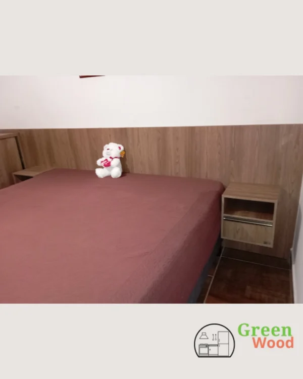 Cabeceira de Cama Box com Nicho e Gavetas - Imagem 2