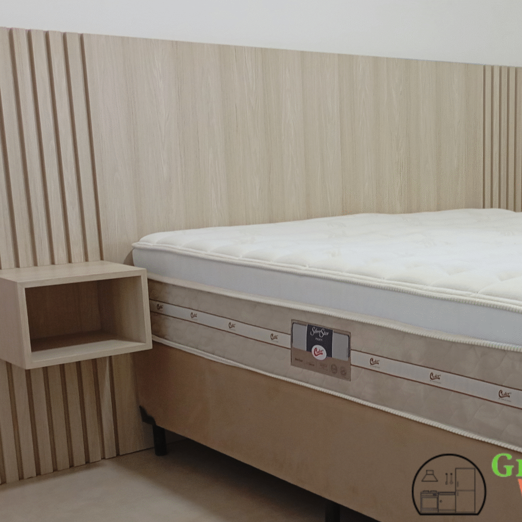 Cabeceira ripada com nicho A